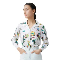 риза,с,дълъг,ръкав,дамски,блузи,дамски,ризи,lily,collar,printed,long,sleeve,shirt,white
