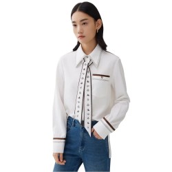 дамски,блузи,дамски,ризи,lily,vintage,old,flower,ribbon,shirt,white