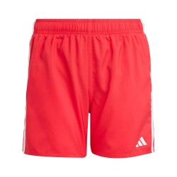 бански,гащета,детски,бански,костюми,adidas,3,stripes,swimming,shorts,red,(pure,ruby,white)