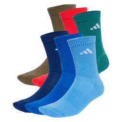 чорапи,мъжки,чорапи,adidas,cushioned,crew,socks,6,units,multicolor,(dark,blue,team,royal,blue,olive,strata,pure,ruby)
