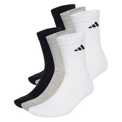 чорапи,мъжки,чорапи,adidas,cushioned,crew,socks,6,units,white,medium,grey,heather,black,(multicolor)