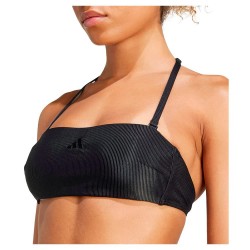 дамски,бански,костюми,adidas,iconisea,ribbed,padded,bandeau,bikini,top,black,(black)