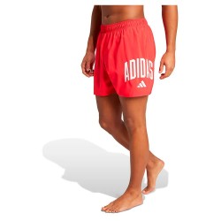 бански,гащета,мъжки,бански,костюми,adidas,logo,5´´,swimming,shorts,pure,ruby,white,(red)