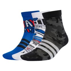 чорапи,детски,чорапи,adidas,logo,crew,socks,3,units,team,royal,blue,white,black,(multicolor)