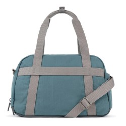сакове,roka,london,gatwick,recycled,canvas,duffle,blue
