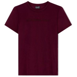 тениска,дамски,тениски,ea7,emporio,armani,train,athletic,velour,short,sleeve,t,shirt,bordeaux,(red)