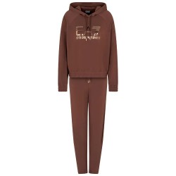 анцуг,дамски,анцузи,ea7,emporio,armani,train,ch,metal,studs,tracksuit,brown,(brown,brown)