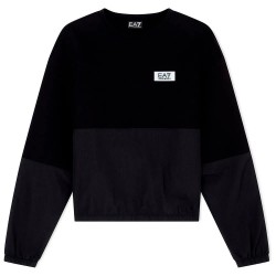 блуза,дамски,блузи,ea7,emporio,armani,train,contemporary,sport,sweatshirt,black,(black)