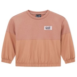 блуза,детски,блузи,ea7,emporio,armani,train,contemporary,sport,sweatshirt,orange,(brownie)