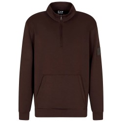 блуза,мъжки,пуловери,ea7,emporio,armani,train,core,vi,pl,half,zip,sweatshirt,brown,(brown,torte)