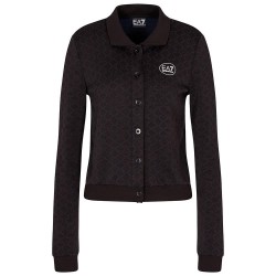 жилетка,дамски,пуловери,дамски,плетени,дрехи,ea7,emporio,armani,train,golf,club,jaquard,cardigan,fancyblack,navy,b,(black)