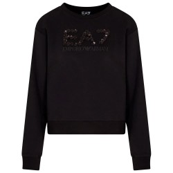 блуза,дамски,блузи,ea7,emporio,armani,train,logo,series,crystal,sweatshirt,black