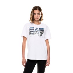 тениска,дамски,тениски,ea7,emporio,armani,train,logo,series,maxi,logo,sequins,crossover,short,sleeve,t,shirt,white,(white)
