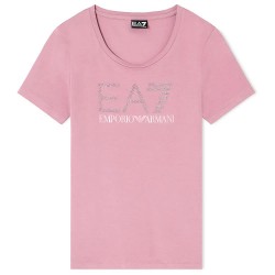 тениска,дамски,тениски,ea7,emporio,armani,train,logo,series,rn,fancy,strass,short,sleeve,t,shirt,pink,(pink)