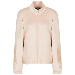 блуза,дамски,блузи,ea7,emporio,armani,train,logo,series,tape,full,zip,sweatshirt,grey