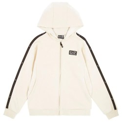 блуза,детски,блузи,ea7,emporio,armani,train,logo,series,tape,full,zip,sweatshirt,off,white