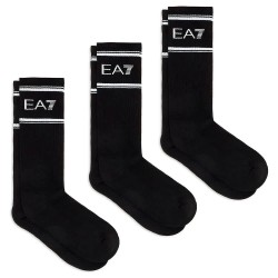 Чорапи EA7 EMPORIO ARMANI Train Sponge socks 3 pairs - Black (Black / Black / Black) чорапи,мъжки,чорапи,дамски,чорапи,ea7,emporio,armani,train,sponge,socks,3,pairs,black,(black,black,black)