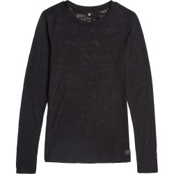 тениска,дамски,тениски,g,star,fine,lace,aop,slim,fit,r,t,long,sleeve,t,shirt,refurbished,black