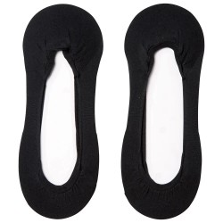 чорапи,дамски,чорапи,pikys,fantasy,low,cut,cotton,base,with,silicone,no,show,socks,2,pairs,black,(black)