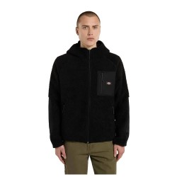 блуза,мъжки,пуловери,dickies,central,high,pile,full,zip,sweatshirt,black