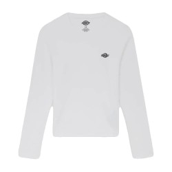 Тениска Dickies Gladeville long sleeve T-shirt - White (White) тениска,мъжки,тениски,дамски,тениски,dickies,gladeville,long,sleeve,t,shirt,white,(white)
