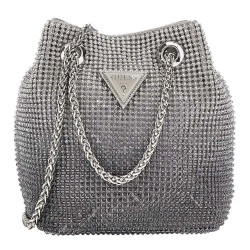 чанта,всички,чанти,guess,zalina,pouch,handbag,silver,(grey)