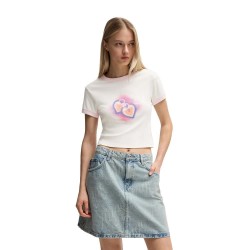тениска,дамски,тениски,hugo,dalia,1,blue,short,sleeve,t,shirt,white