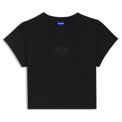 тениска,дамски,тениски,hugo,dome,1,10272901,01,blue,t,shirt,black