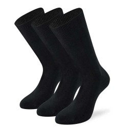чорапи,мъжки,чорапи,lenz,basic,half,long,socks,3,pairs,black,(black)