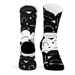 чорапи,дамски,чорапи,pacific,socks,faces,socks,black,(multicolor)