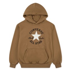 Детски суичър Converse kids Dissected Chuck Rlx Fit hoodie - Brown (Incensed) детски,суичър,детски,блузи,converse,kids,dissected,chuck,rlx,fit,hoodie,brown,(incensed)