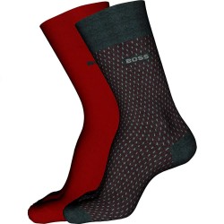 чорапи,мъжки,чорапи,boss,minipattern,10248189,01,socks,2,pairs,medium,grey,(red,grey)