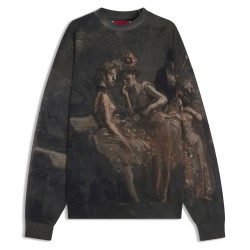 блуза,мъжки,пуловери,hugo,dabusi,10266045,01,sweatshirt,open,miscellaneous,(brown,grey)