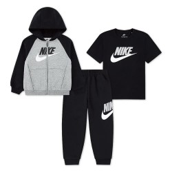 Nike Color Blocked Hbr Jogger S long sleeve set 3 units - Black (Black) детски,екипи,nike,color,blocked,hbr,jogger,s,long,sleeve,set,3,units,black,(black)