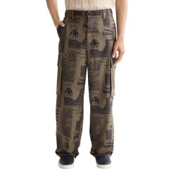 панталони,мъжки,панталони,scotch,&,soda,baggy,fit,all,over,printed,cargo,pants,brown