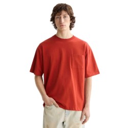 тениска,мъжки,тениски,дамски,тениски,scotch,&,soda,loose,fit,3,crosses,pocket,short,sleeve,t,shirt,orange,(ketchup)
