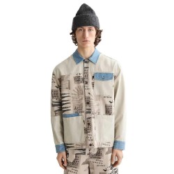 яке,мъжки,якета,scotch,&,soda,printed,&,washed,worker,jacket,beige