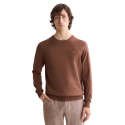блуза,мъжки,пуловери,scotch,&,soda,regular,fit,ecovero,blend,sweater,soft,silt,(brown)