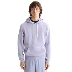 суичър,мъжки,пуловери,scotch,&,soda,regular,fit,logo,badge,hoodie,languid,lavender,(purple)