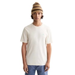 тениска,мъжки,тениски,scotch,&,soda,regular,fit,logo,short,sleeve,t,shirt,eggnog,(white)