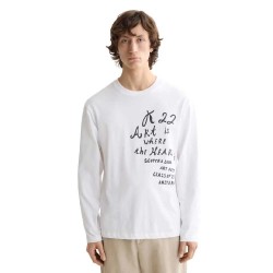 тениска,мъжки,тениски,scotch,&,soda,relaxed,fit,artwork,long,sleeve,t,shirt,white