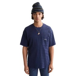 тениска,мъжки,тениски,scotch,&,soda,relaxed,fit,horizonal,textured,short,sleeve,t,shirt,blue,(peacoat)