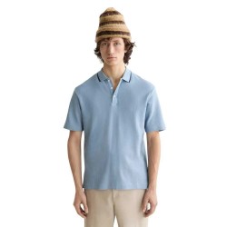 мъжки,блузи,с,яка,scotch,&,soda,relaxed,fit,structured,short,sleeve,polo,blue,(faded,denim)