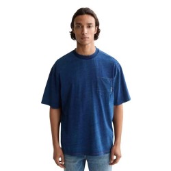 тениска,мъжки,тениски,scotch,&,soda,washed,1,pocket,indigo,short,sleeve,t,shirt,washed,indigo,(blue)