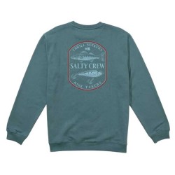 поларена,блуза,мъжки,пуловери,salty,crew,baited,crew,fleece,sweatshirt,hydro,(blue)