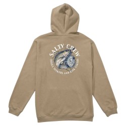 суичър,мъжки,пуловери,salty,crew,reel,fly,vintage,hood,fleece,hoodie,stone,(brown)