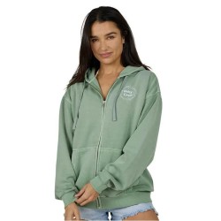 блуза,дамски,блузи,salty,crew,respect,full,zip,sweatshirt,green,(sage)