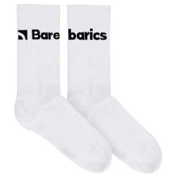 чорапи,мъжки,чорапи,barebarics,big,logo,barefoot,crew,socks,white