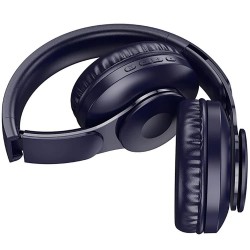 слушалки,слушалки,hoco,w45,enjoy,wireless,earphones,blue