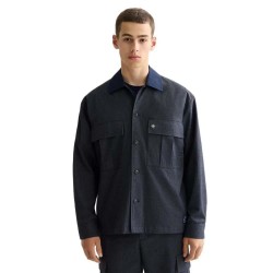 мъжки,якета,дамски,якета,и,палта,scotch,&,soda,blend,trimmed,army,overshirt,black,(grey)